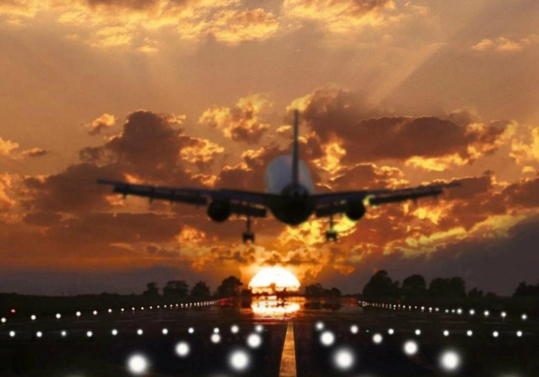 Взлет самолета