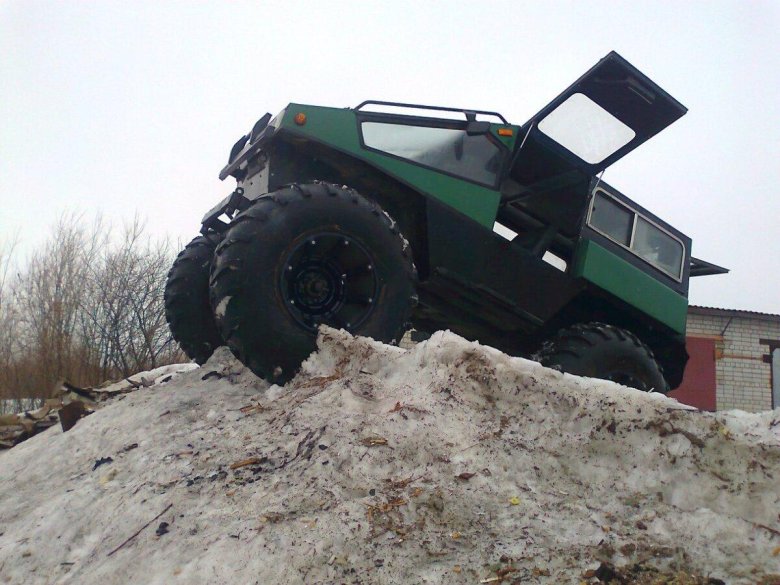 Вездеход на шинах низкого давления