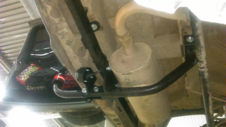 Крепление фаркопа на ниву 2121