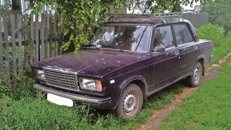 ВАЗ 2107 баклажан