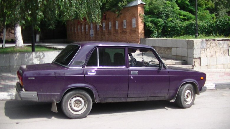 ВАЗ 2107 107 баклажан