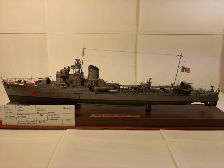 Trumpeter 03613 сборная модель корабля эсминец "современный" Тип II (1:200)