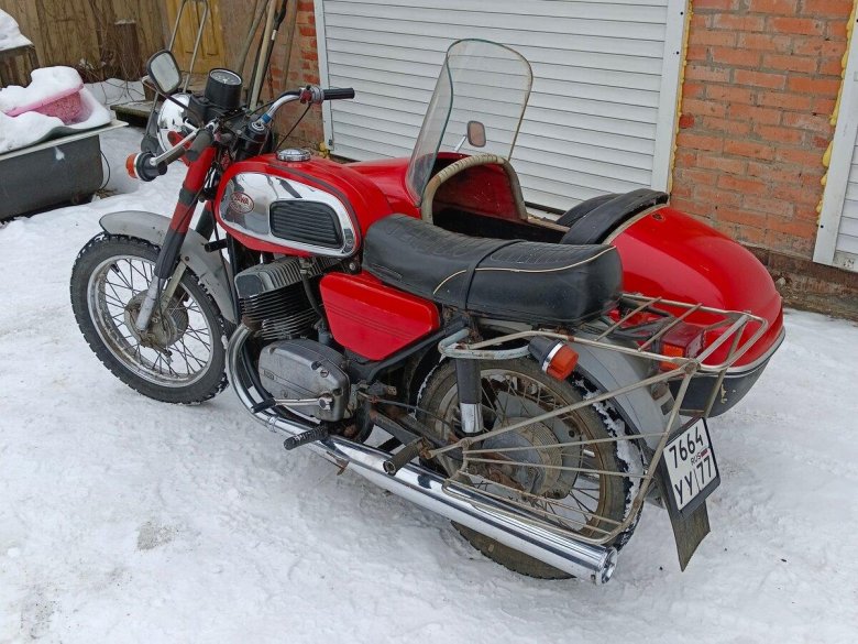 Ява 634 с коляской