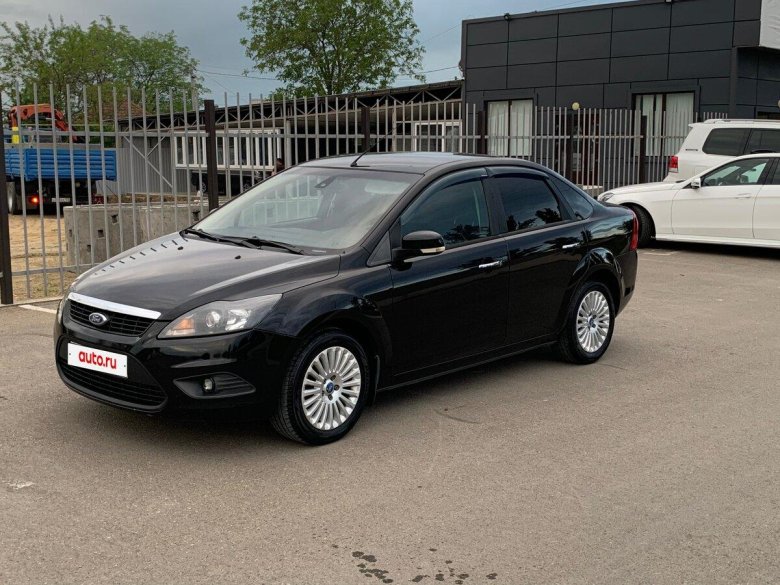 Форд фокус 2 рестайлинг седан черный