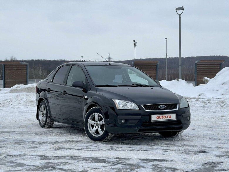 Ford focus 2 2006 седан черный