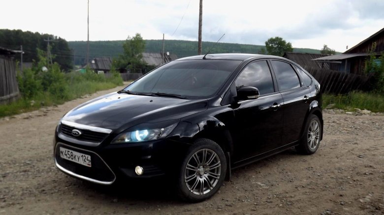 Форд фокус черный седан 2008