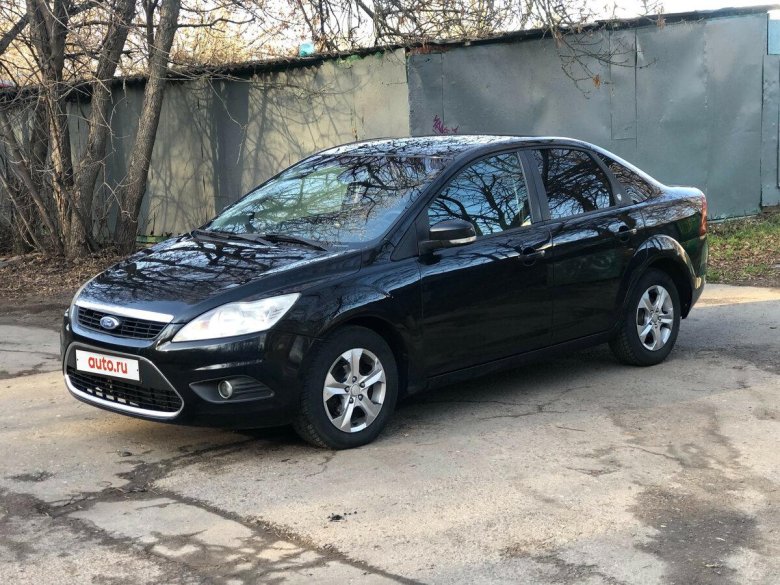 Форд фокус 2 Рестайлинг седан черный