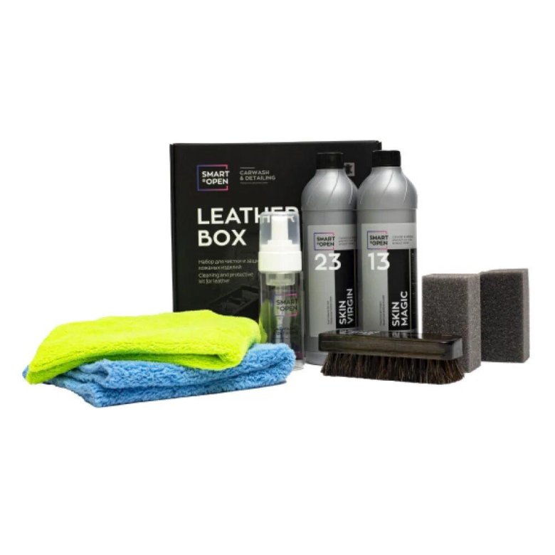 Smart open Leather Box