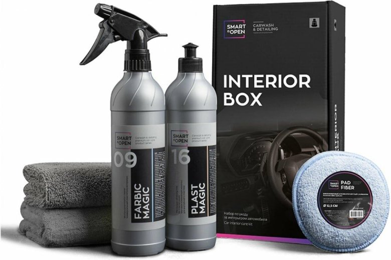 Smart open набор по уходу за интерьером автомобиля interior box