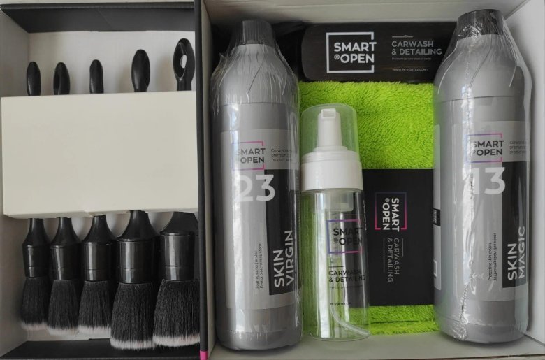 Smart open Leather Box