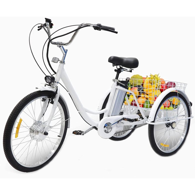 Трёхколёсный электровелосипед взрослый 250ватт