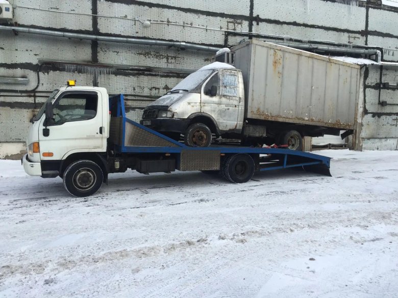 Газель эвакуатор с частичной погрузкой