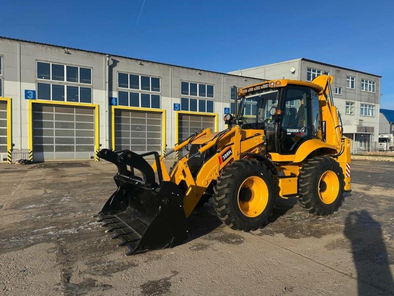 Экскаватор погрузчик shanmon 388 h
