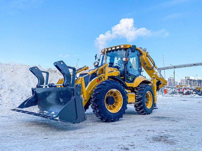 Экскаватор погрузчик shanmon 388 h