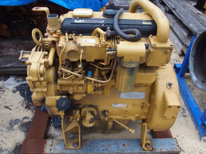 Номер двигателя Caterpillar 428f