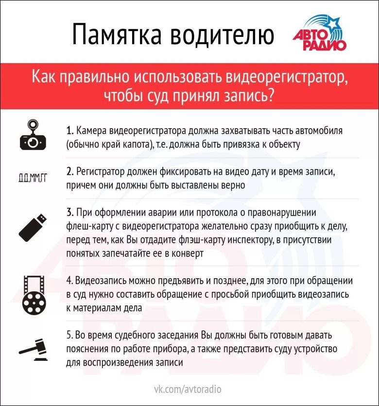 Памятка водителю