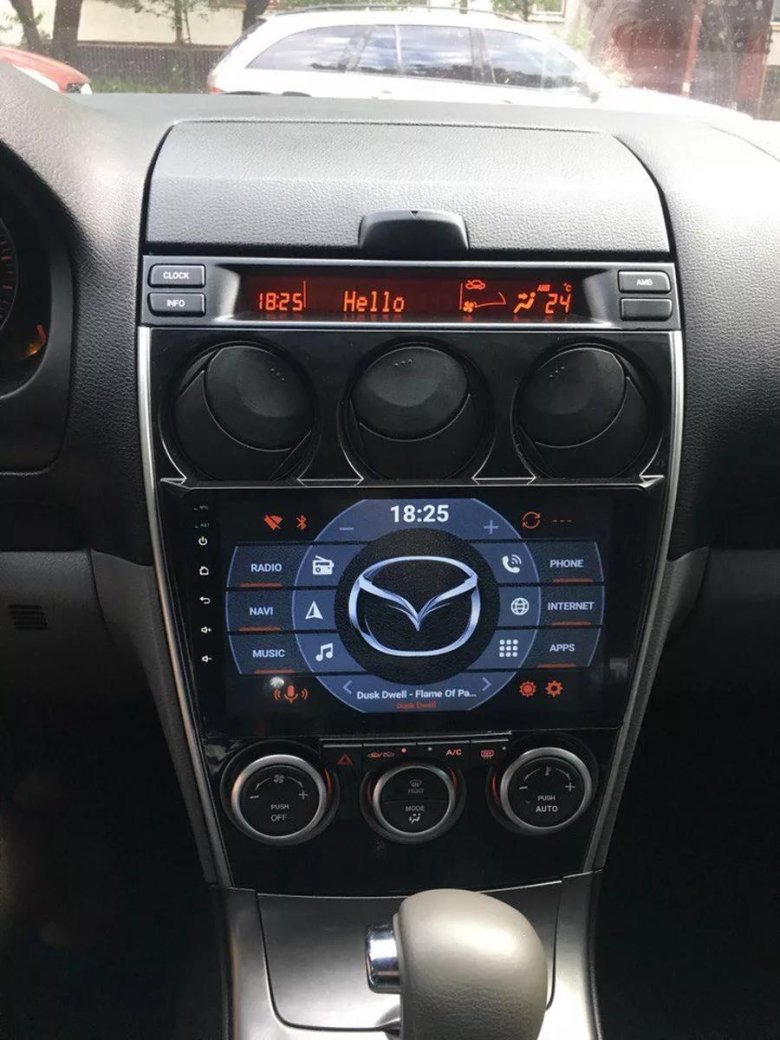 Штатная магнитола Мазда 6 gg 2004 год