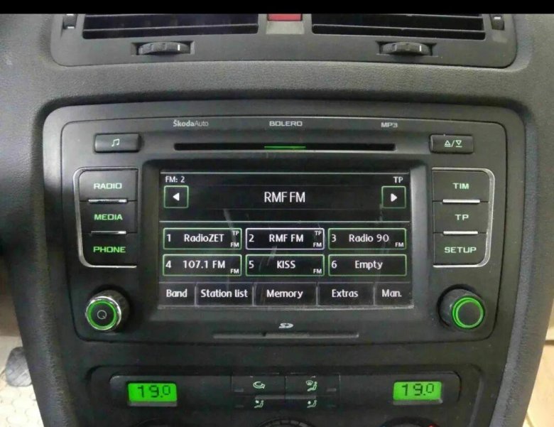 Автомагнитола Bolero Skoda Octavia a5