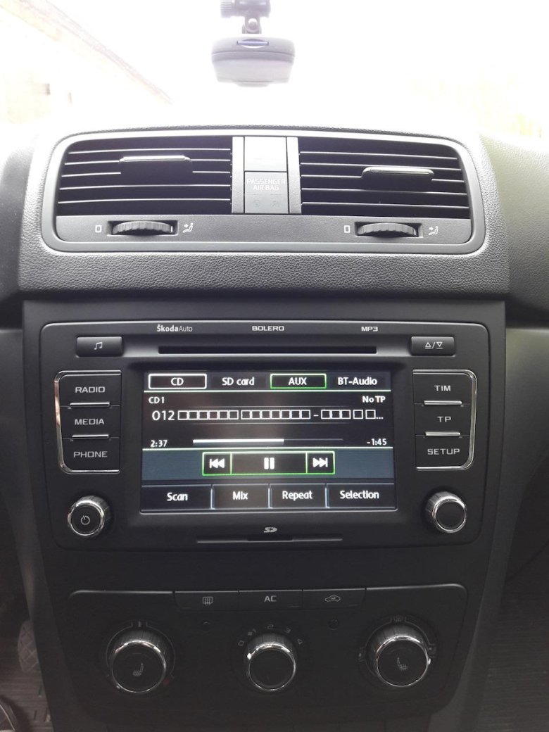 Магнитола Bolero Skoda Yeti