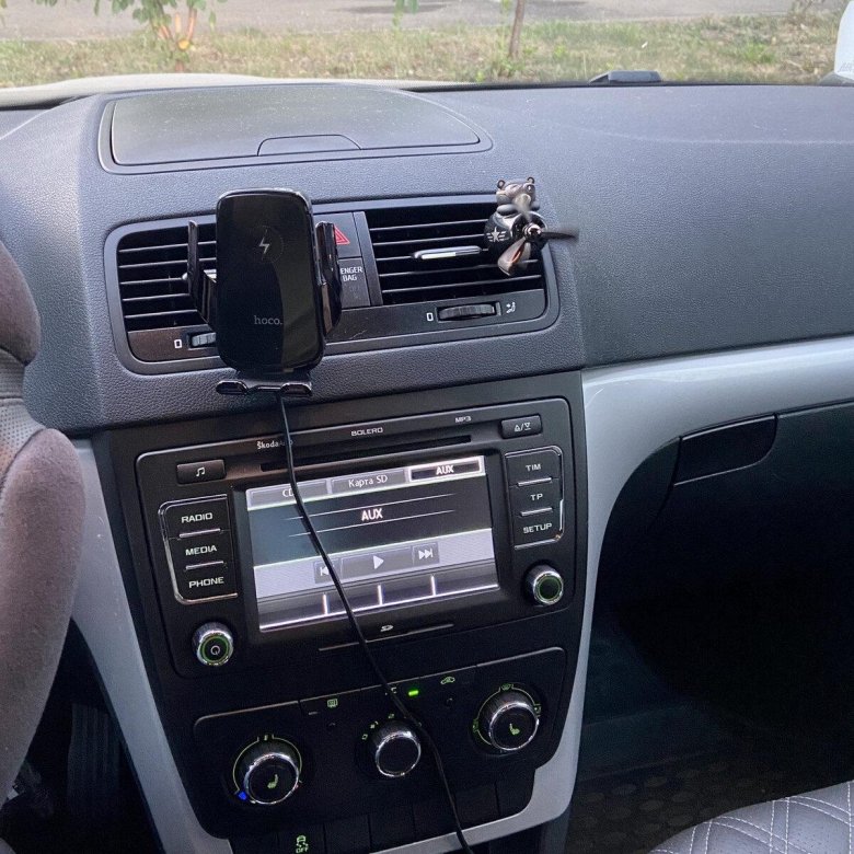 Держатель для телефона в skoda octavia a5
