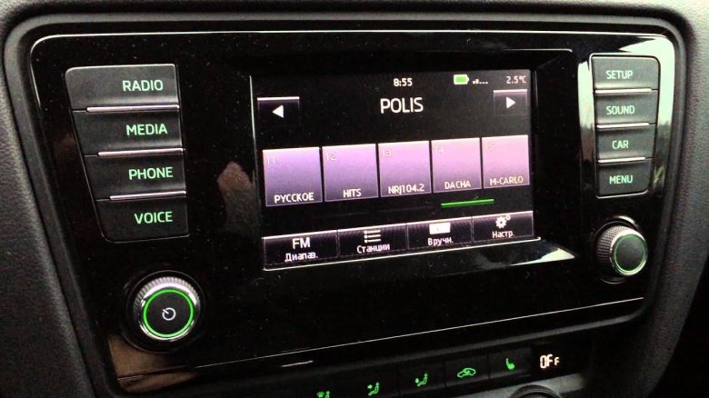 Автомагнитола Bolero Skoda Octavia a5