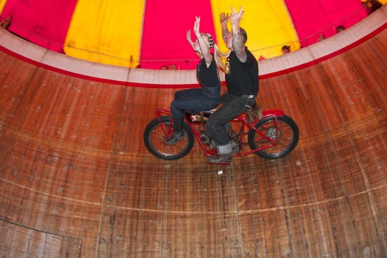 Мотоцикл в цирке