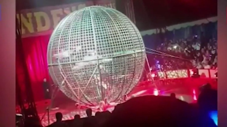 Цирк мотоциклы в шаре