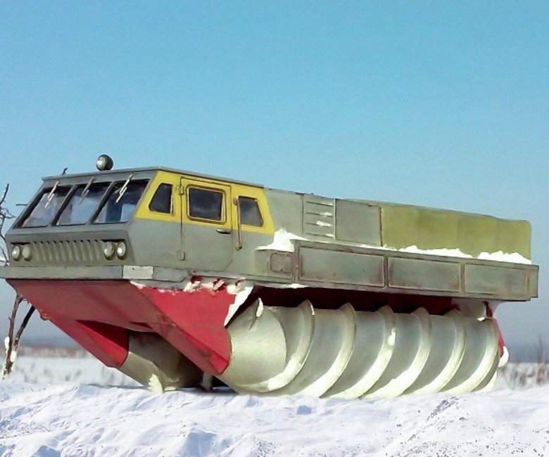 Шнекороторный вездеход ЗИЛ-4904