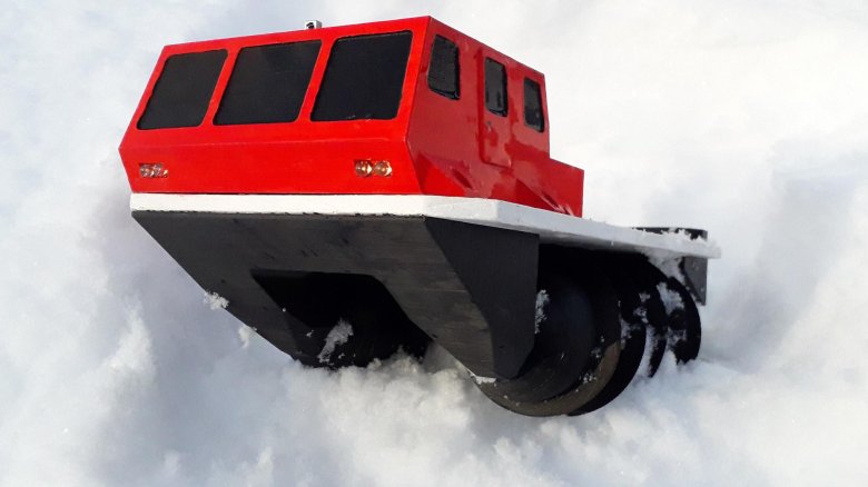 Шнекороторный вездеход ЗИЛ-4904