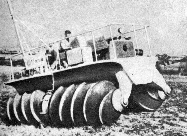 Шнекороторный вездеход ЗИЛ-4904