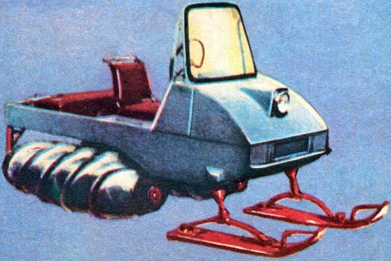 Шнекороторный вездеход ЗИЛ-4904