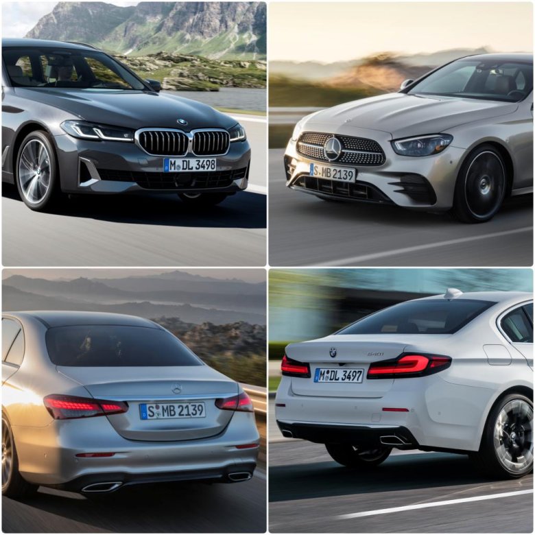 BMW g30 vs Mercedes w213