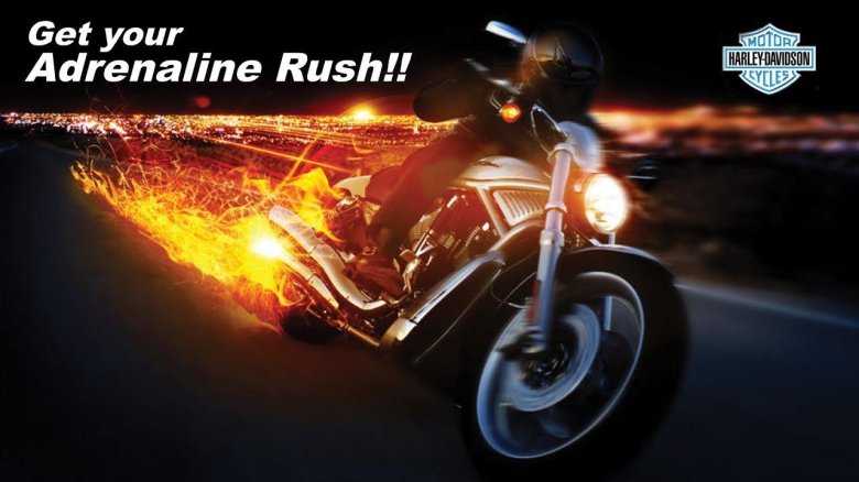 Харлей Дэвидсон Призрачный гонщик