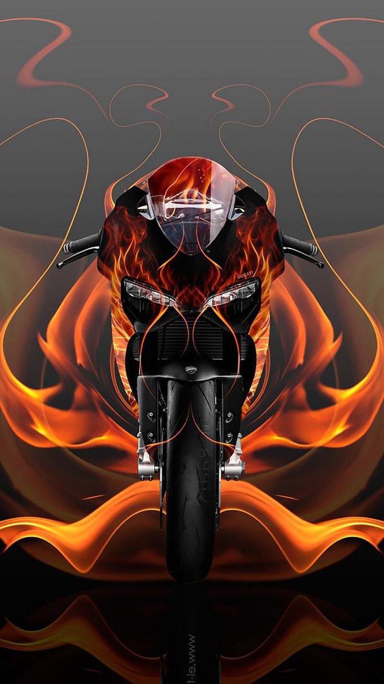 Огненный мотоцикл