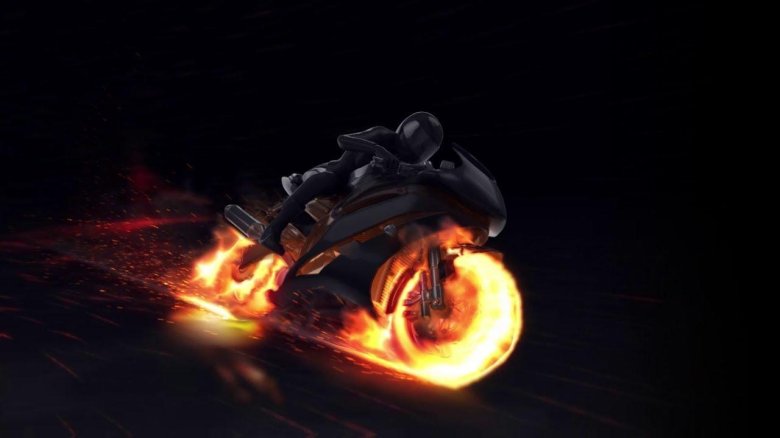 Огненный мотоцикл