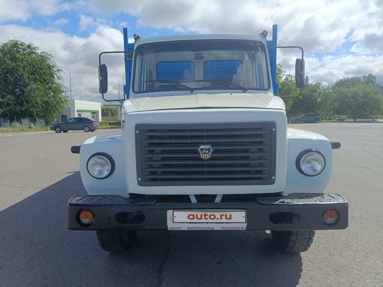 Газ 3307 самосвал голубой