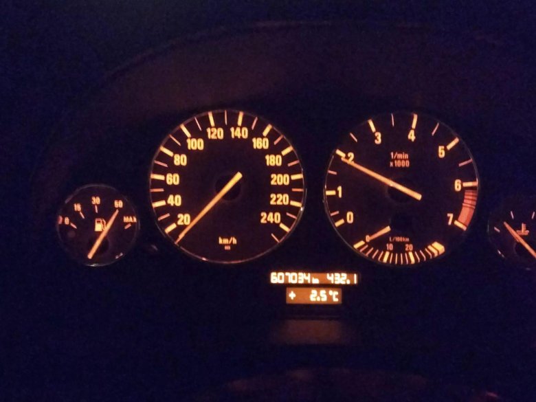BMW e39 спидометр
