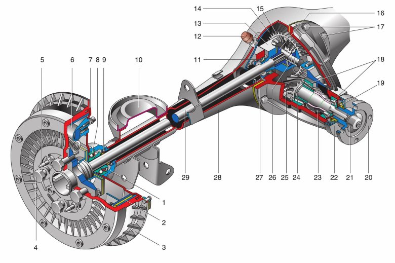 Задний мост ВАЗ 21213