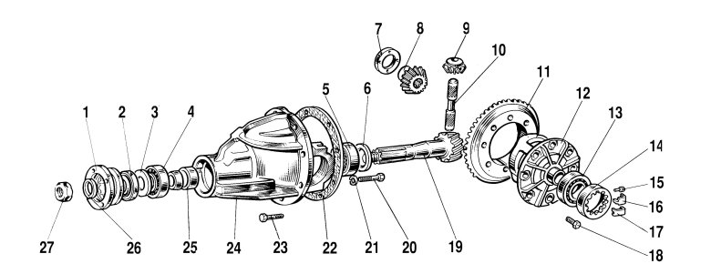 Редуктор заднего моста Нива 21213