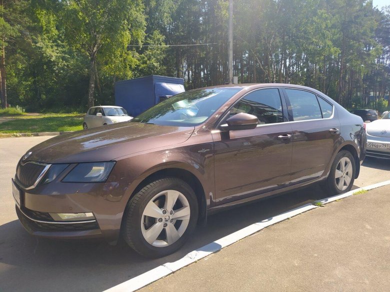 Skoda octavia 2017 коричневая