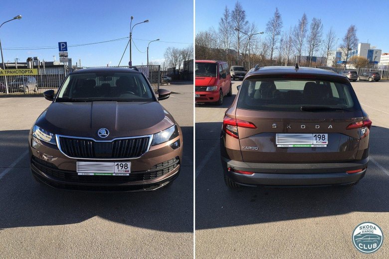 Skoda 4l Topaz Braun