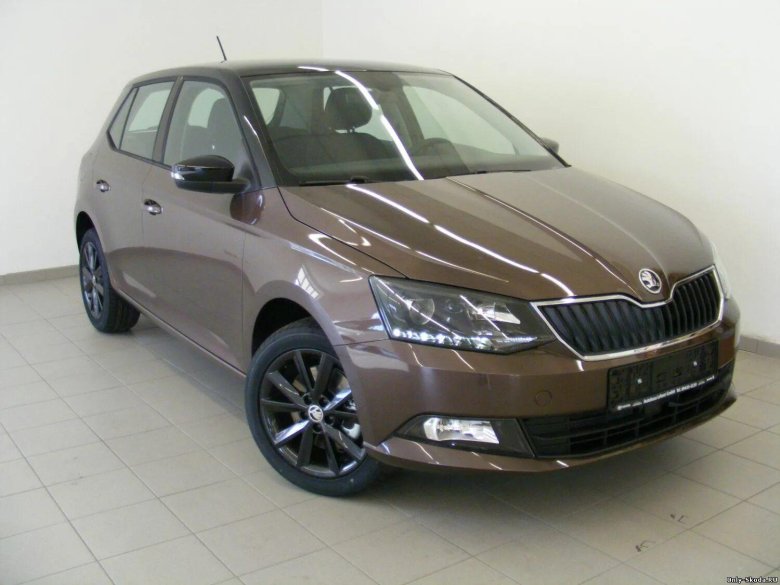 Коричневый Шкода Рапид 2018