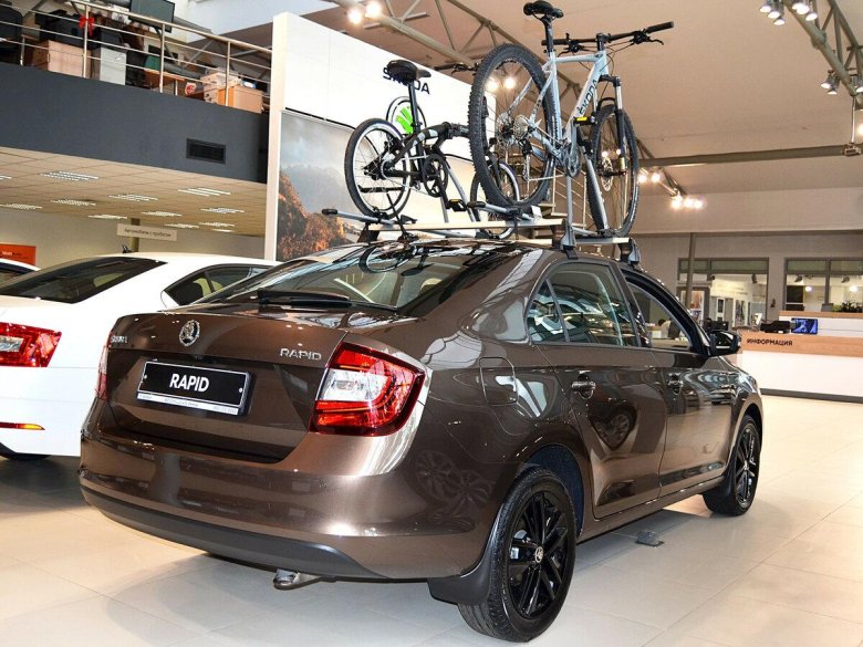 Шкода Рапид 2019 коричневый