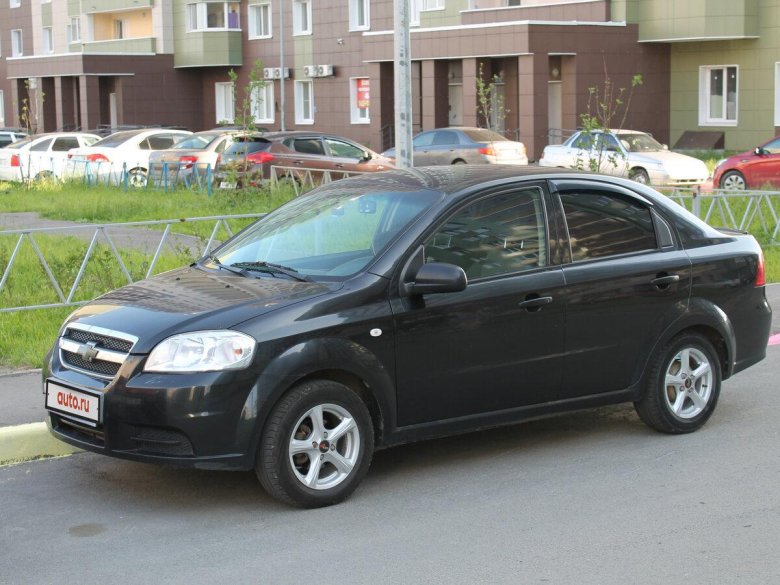 Chevrolet Aveo, 2010 черный