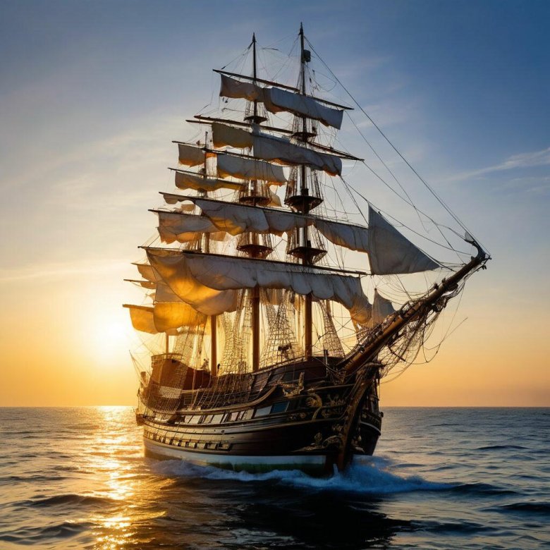 Парусные корабли