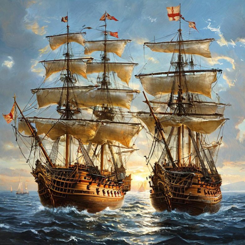 Галеон корабль 17 века
