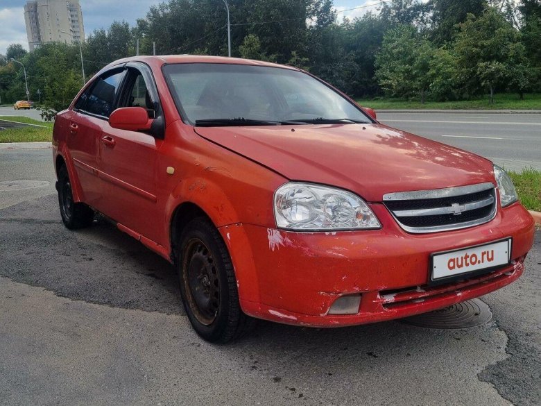 Шевроле лачетти 2007 красная