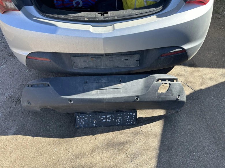 Задний бампер опель астра j хэтчбек