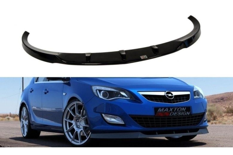 Опель Астра j передний сплиттер