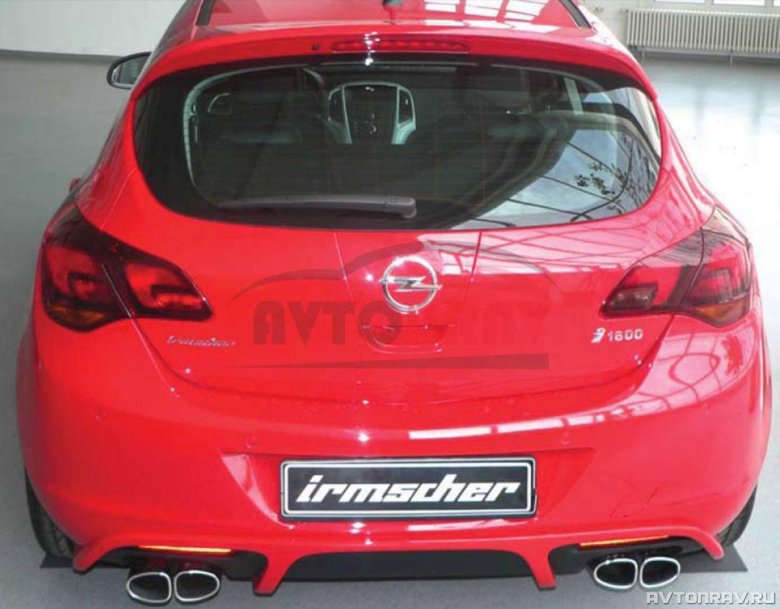 Спойлер Irmscher Opel Astra j HB 5d